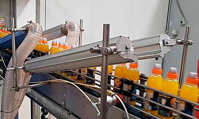 Luchtmessen bij drinkflessen